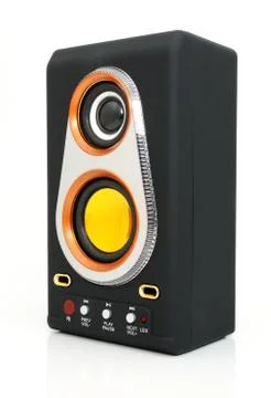 Mp3-player with card-reader and usb Stock Photos