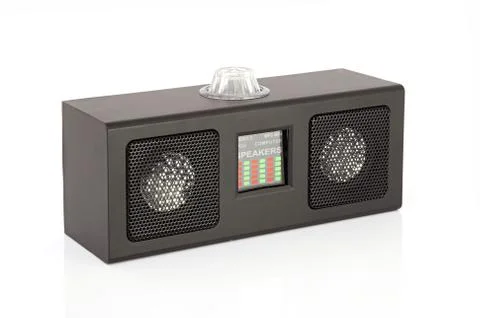 Mp3-player with card-reader and usb Stock Photos