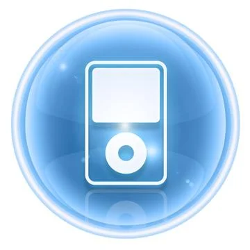 Mp3 player ice, isolated on white background Stock Illustration