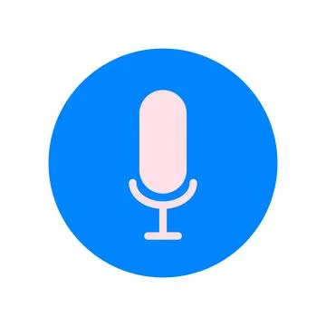 MP3 player icon, recording icon illustration. Flat design style. press equipment Stock Illustration