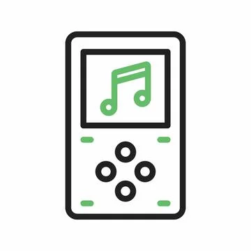 Mp3 Player icon vector image. Stock Illustration