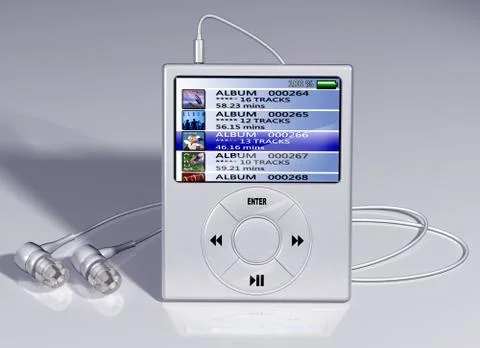 Mp3 player Illustrazione stock