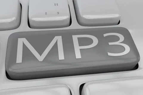 MP3 - technological concept 스톡 사진