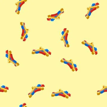 Mpemba effect unsolved mystery isometric icon seamless pattern 스톡 일러스트
