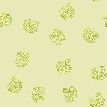 Mpemba effect unsolved mystery line seamless pattern 스톡 일러스트