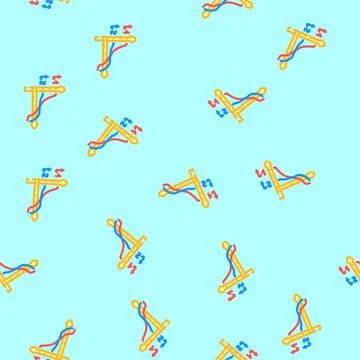 Mpemba effect unsolved mystery vector seamless pattern 스톡 일러스트