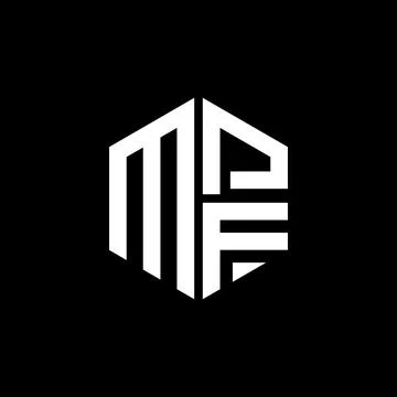 .MPF logo MPF icon MPF monogram MPF letter minimalist Circle flat Unique mo.. Stock Illustration