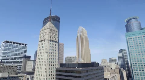 MPLS City Scape1 Stock Footage 63107141