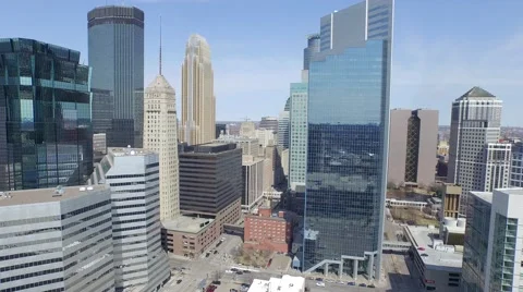 MPLS fly by east Stock Footage 63107185