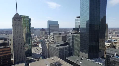 MPLS-Southwest fly by Stock Footage 63107100