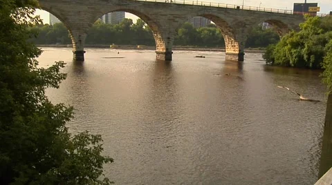 MPLS Stone Arch Bridge Vidéo 42871201