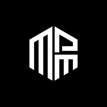 .MPM logo MPM icon MPM monogram MPM letter minimalist Circle flat Unique mo.. Stock Illustration