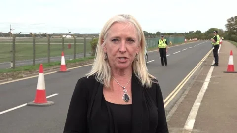 MP’s ‘blood ran cold’ thinking of potential terrorist attack on RAF Fairford Stock Footage 346622278