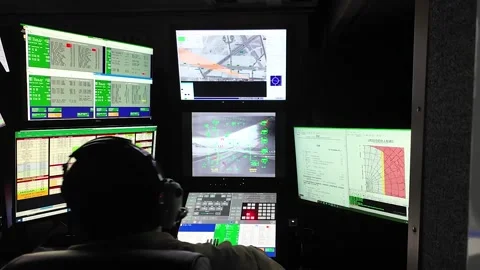 MQ-9 Reaper Pilots Stock Footage 296931349
