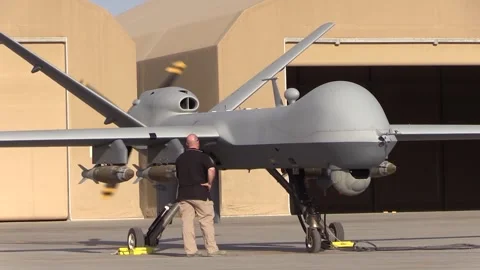 MQ9 Reaper Stock Footage 296930878