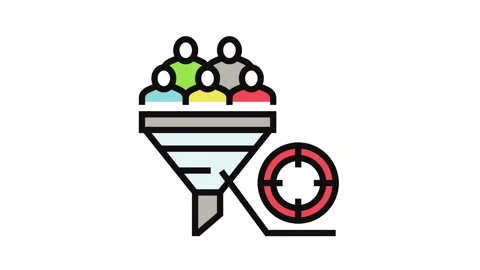 Mqls generated color icon animation Stock Footage 326100692