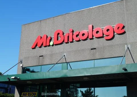 Mr. Bricolage Storefront Stock Photos