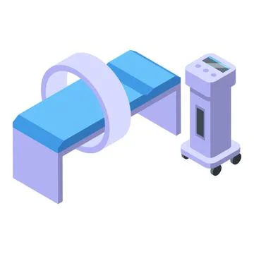 Mr equipment icon isometric vector. Treatment hospital Stockillustratie