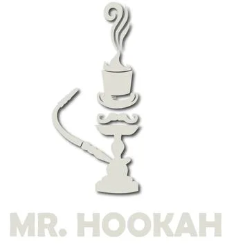 Mr. Hookah Logo Vector File Illustrazione stock