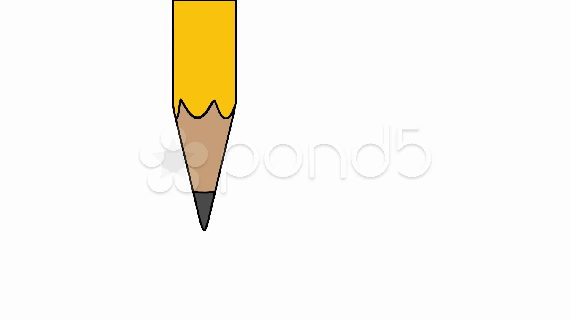 Mr. Pencil 2d animation | Stock Video | Pond5