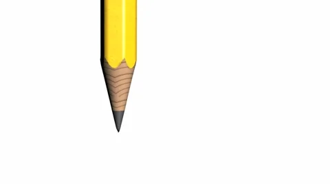 Mr. Pencil 3d animation Vídeo Stock 1050935