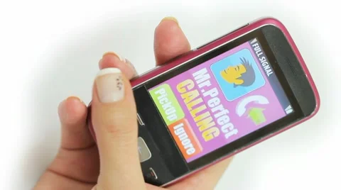 Mr. Perfect Calling Stock Footage 8980718