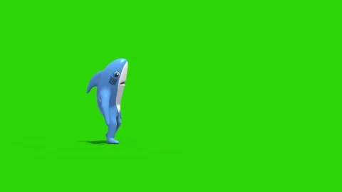 baby shark green screen video