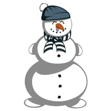 Mr. snowman Stock Illustration