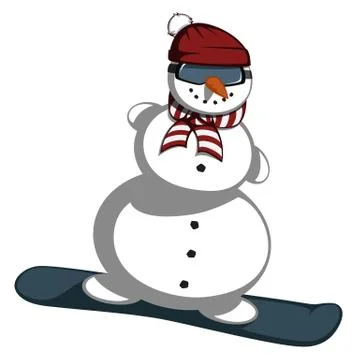 Mr snowman Stock Illustration