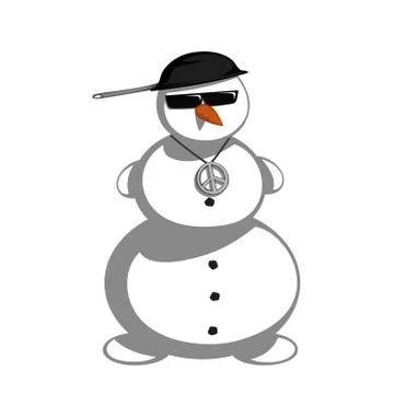 Mr snowman Stock Illustration