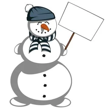 Mr. snowman Stock Illustration