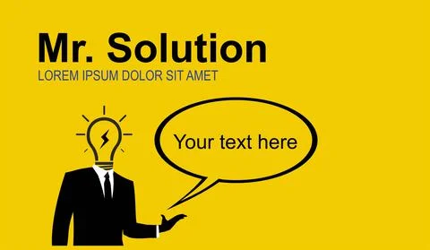 Mr Solution Stock Illustration