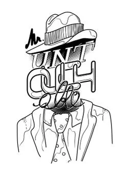Mr Untouchable Stock Illustration