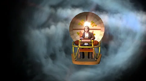 Mr. Wells Second Time Travel Trip Video stock 33930264