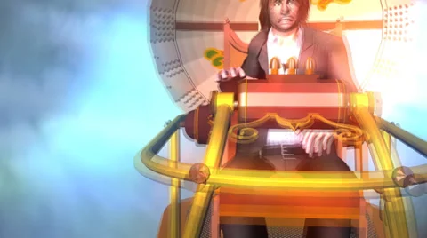 Mr. Wells Second Time Travel Trip (With Sound Effects) Video stock 33931920