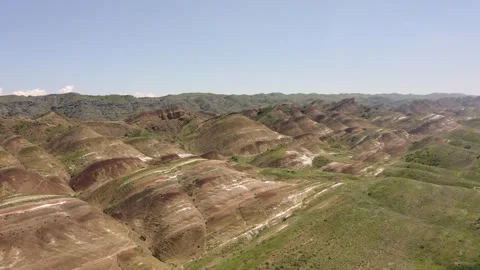 Mravaltskaro Colorful Mountains Stock Footage 278086535