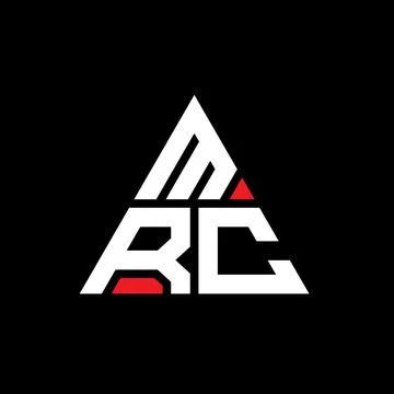 MRC triangle letter logo design with triangle shape. MRC triangle logo desi.. Stock Illustration