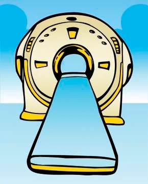 Mri / ct machine Stock Illustration
