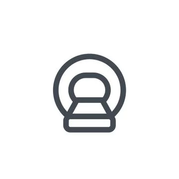 MRI, CT scanner icon Stock Illustration