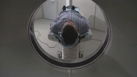 Mri (Ct) Scanning Process (Rolling With Patient) Stock Footage 107531078