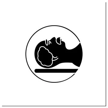 MRI glyph icon Stock Illustration