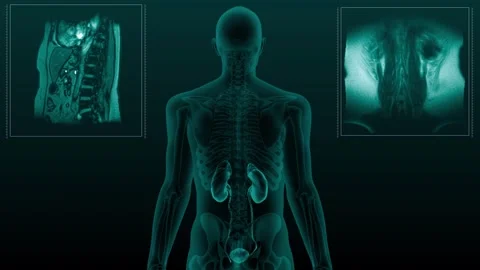 MRI human urinary system Stock Footage 270145081