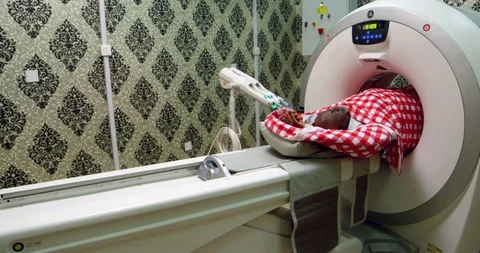 MRI Machine Stock Footage 128744153