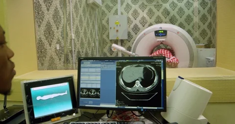 MRI Machine Stock Footage 128744184