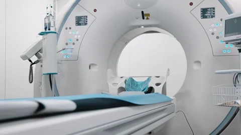 MRI machine in a hospital. Modern medical equipment Stock Footage 300013953