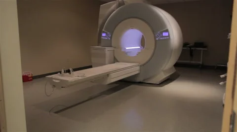MRI Machine Room Stock Footage