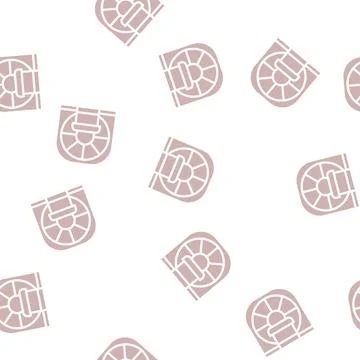 Mri medical machine glyph vector seamless pattern Stock Illustration