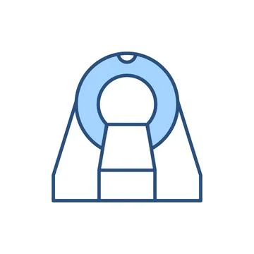 MRI related vector icon. 스톡 일러스트