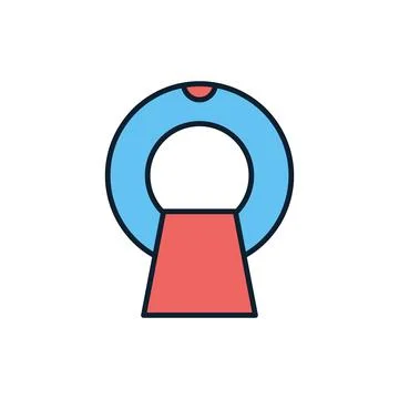 MRI related vector icon. Stock Illustration