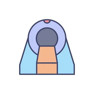 MRI related vector icon. 스톡 일러스트